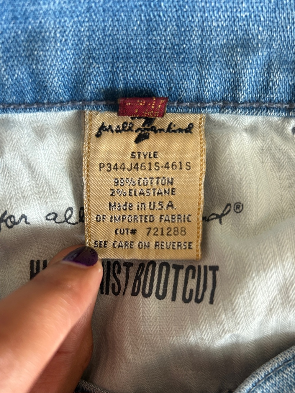 7 for all mankind high waist bootcut jean - Picture 6 of 7